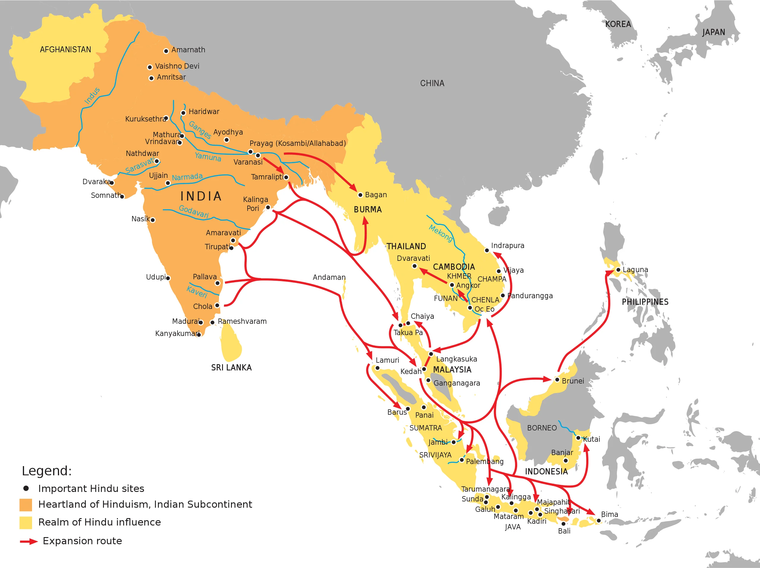 Hindu Expansion in Asia